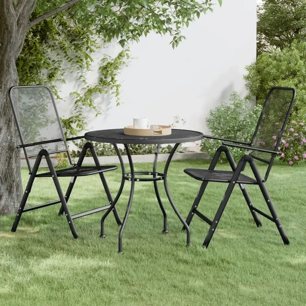 Garden Table ?0x72 cm Expanded Metal Mesh Anthracite 317343