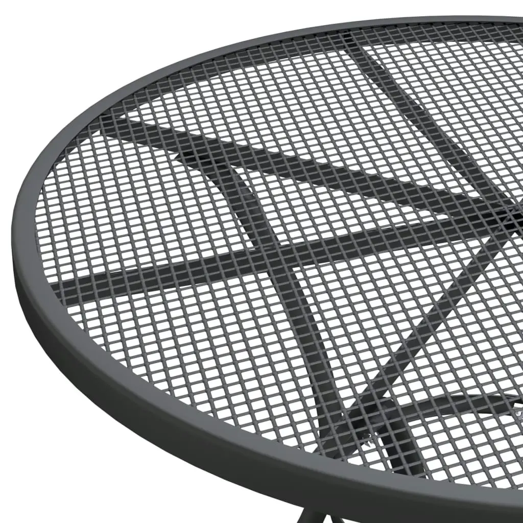 Garden Table ?0x72 cm Expanded Metal Mesh Anthracite 317343