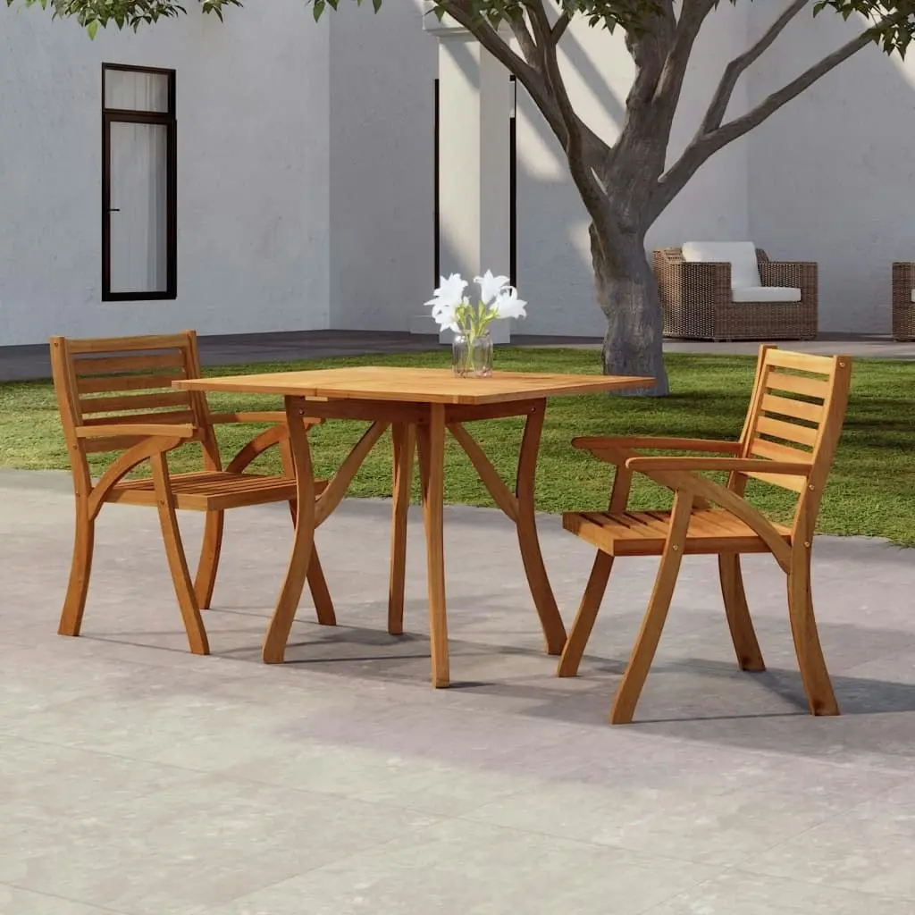 Garden Table 85x85x75 cm Solid Wood Acacia 363304