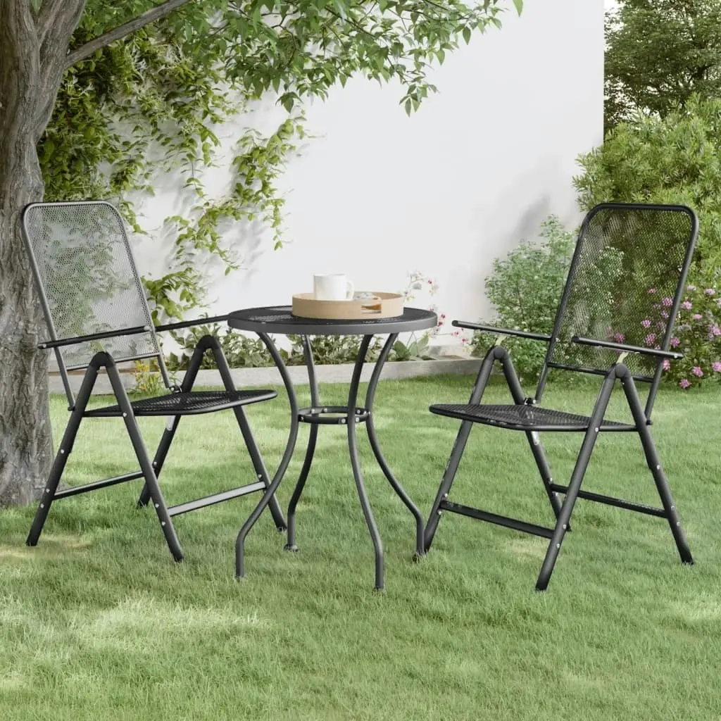 Garden Table ?0x72 cm Expanded Metal Mesh Anthracite 317342