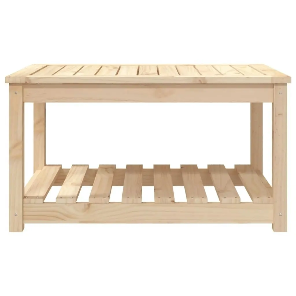 Garden Table 82.5x50.5x45 cm Solid Wood Pine 824134