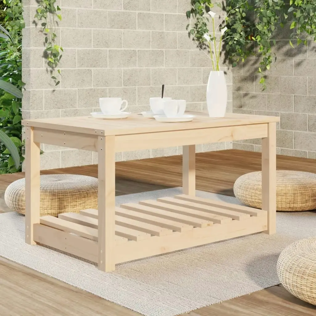 Garden Table 82.5x50.5x45 cm Solid Wood Pine 824134