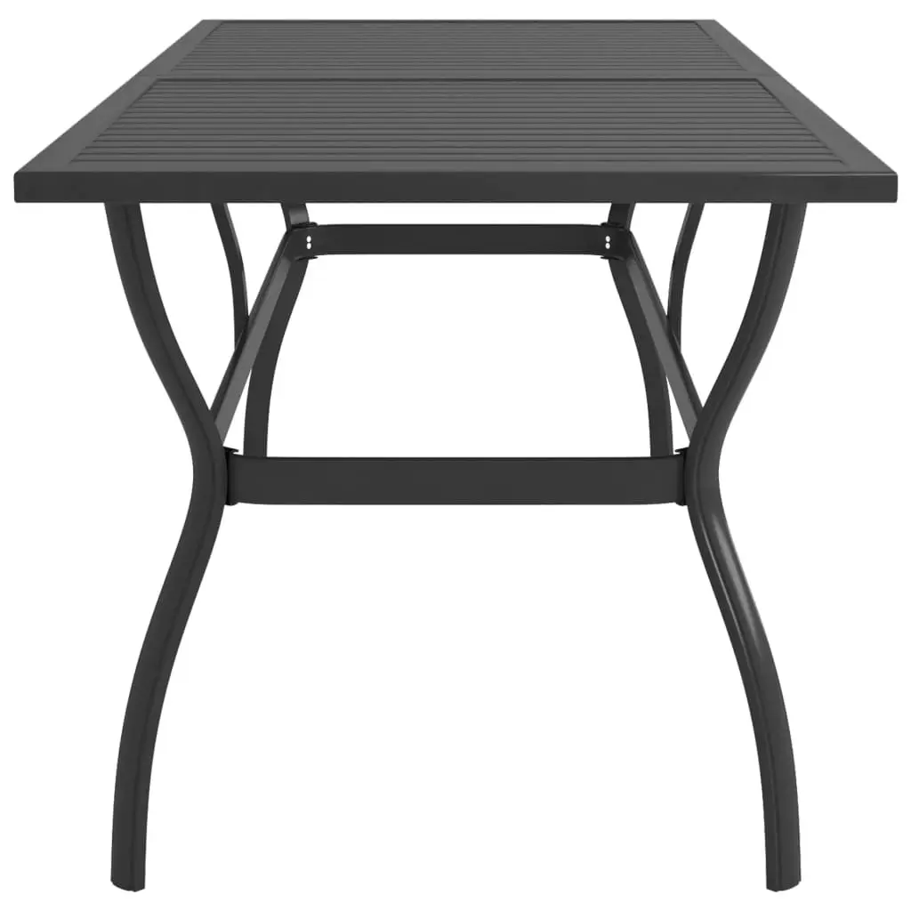 Garden Table Anthracite 190x80x72 cm Steel 312170