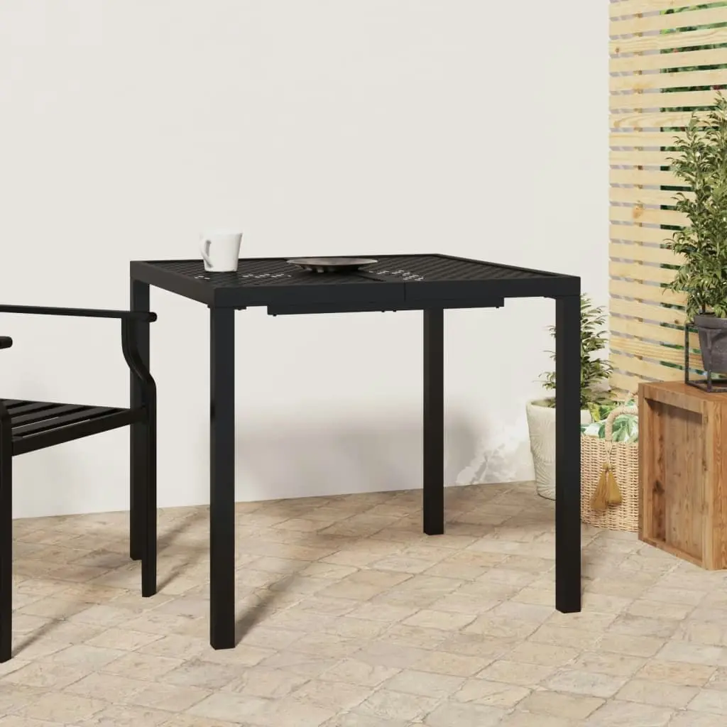 Garden Table Anthracite 80x80x72 cm Steel 362743