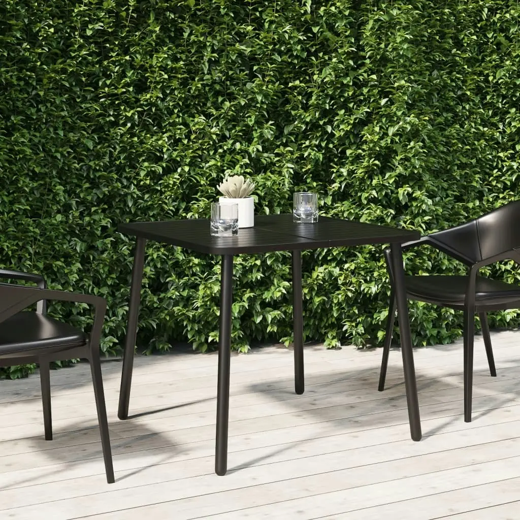 Garden Table Anthracite 80x80x71 cm Steel 362737