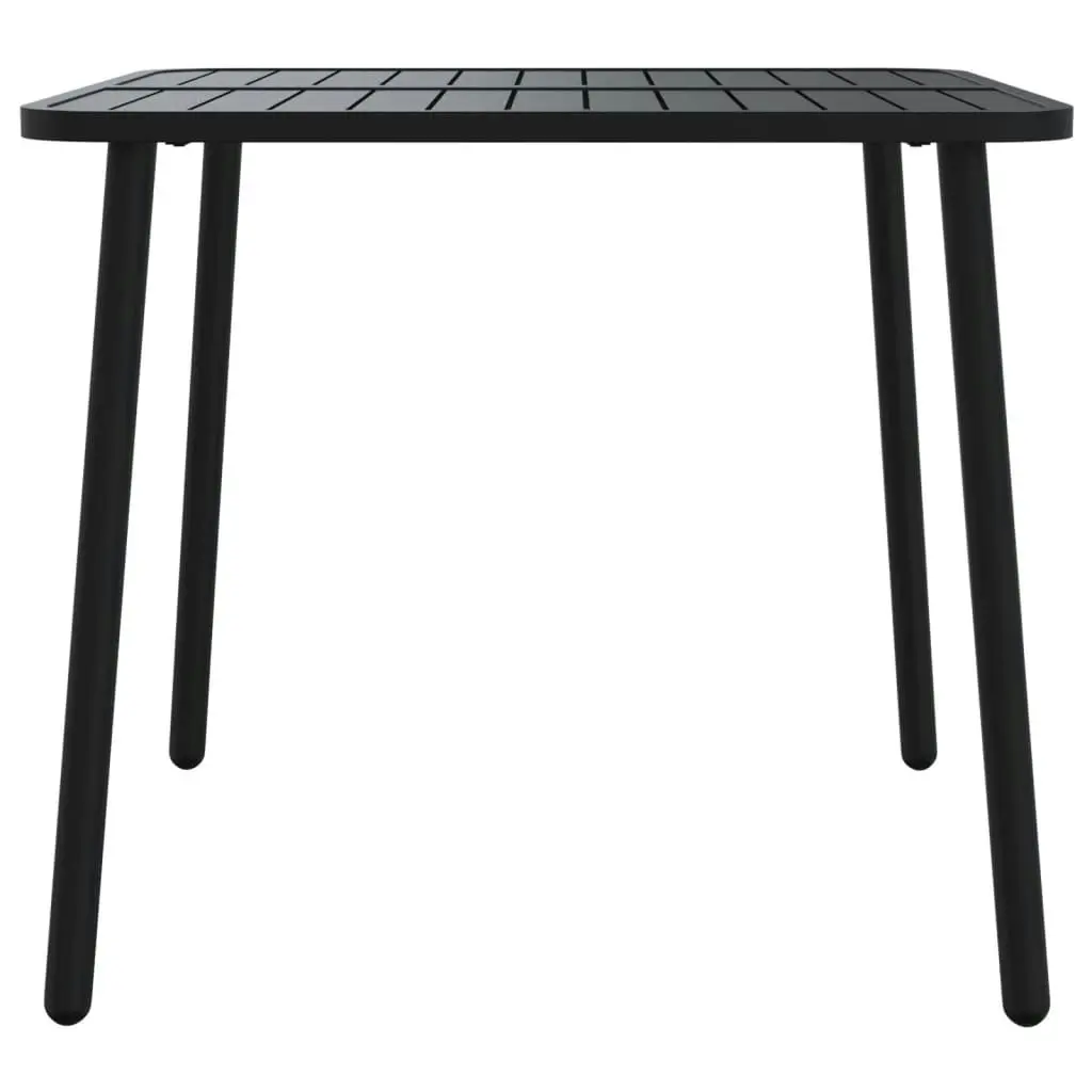 Garden Table Anthracite 80x80x71 cm Steel 362737