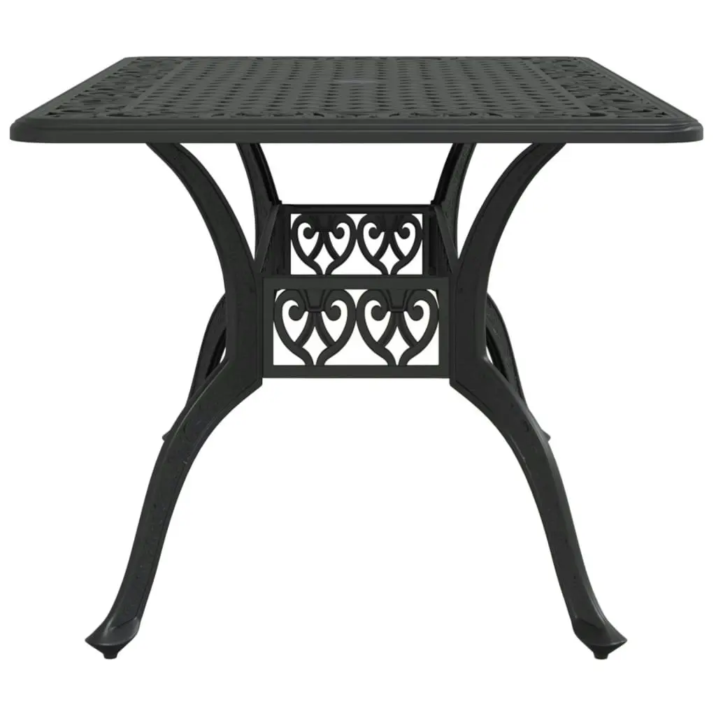 Garden Table Black 150x90x72 cm Cast Aluminium 4002804