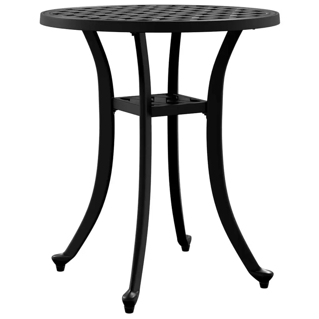 Garden Table Black ?8x53 cm Cast Aluminium 4002824