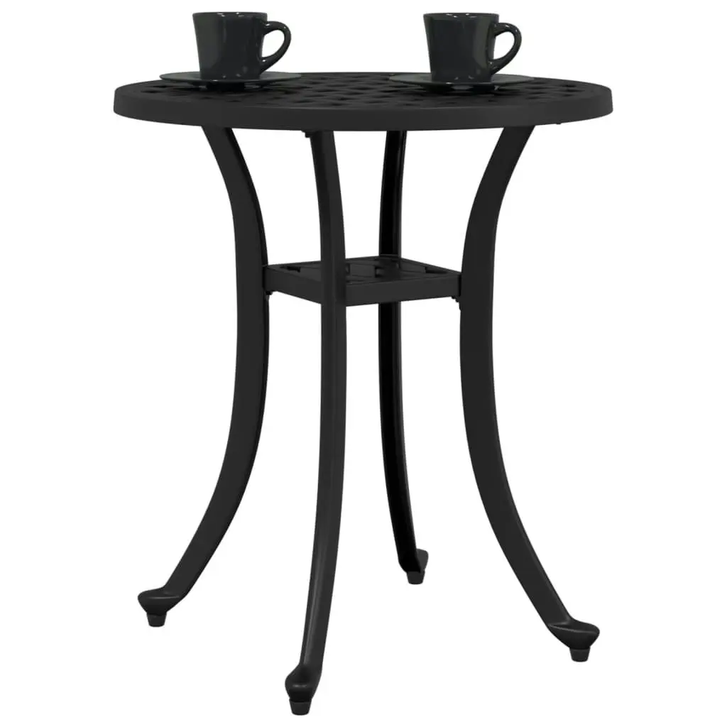 Garden Table Black ?8x53 cm Cast Aluminium 4002824