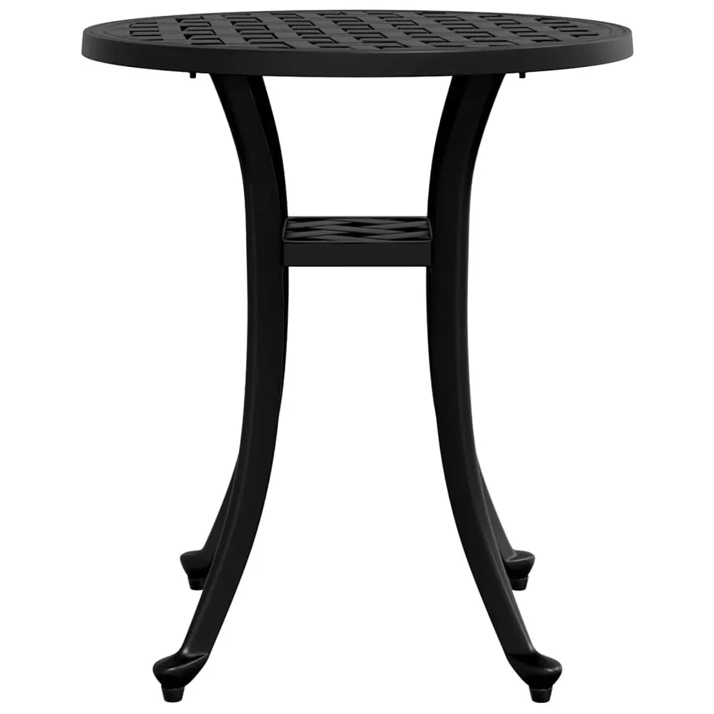 Garden Table Black ?8x53 cm Cast Aluminium 4002824