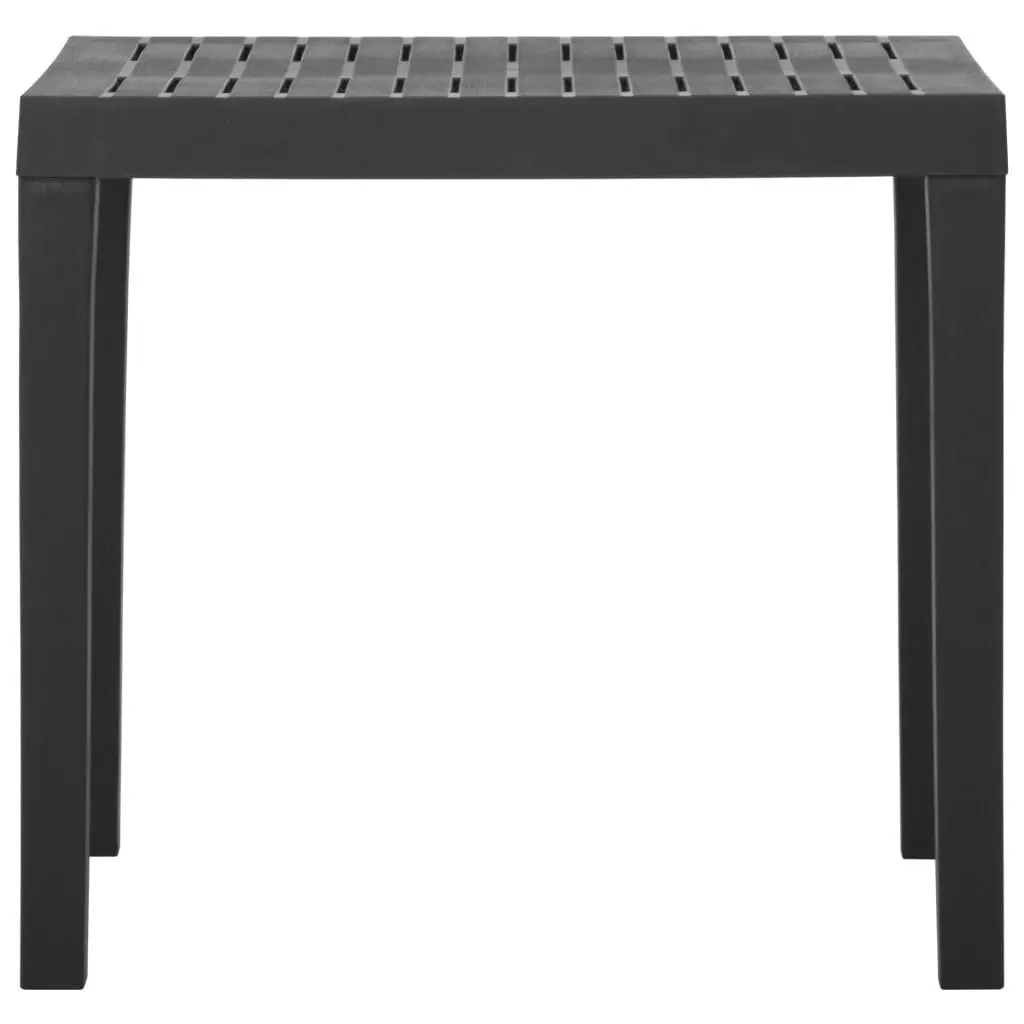 Garden Table Grey 79x65x72 cm Plastic 315843