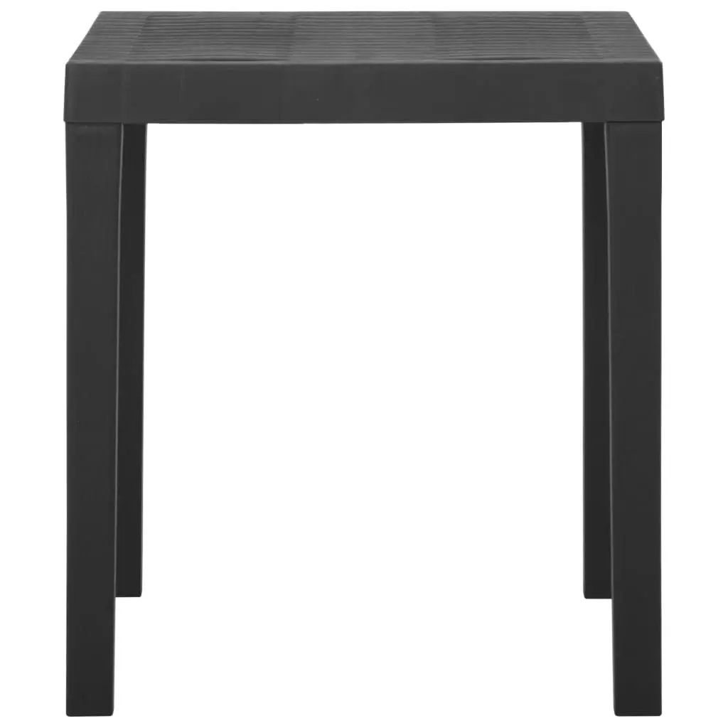 Garden Table Grey 79x65x72 cm Plastic 315843