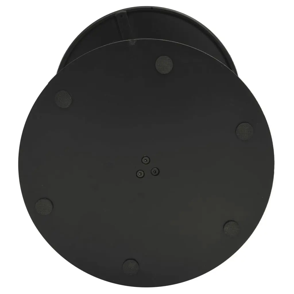 Garden Table Round Black Ã˜60x105 cm Steel 4009309