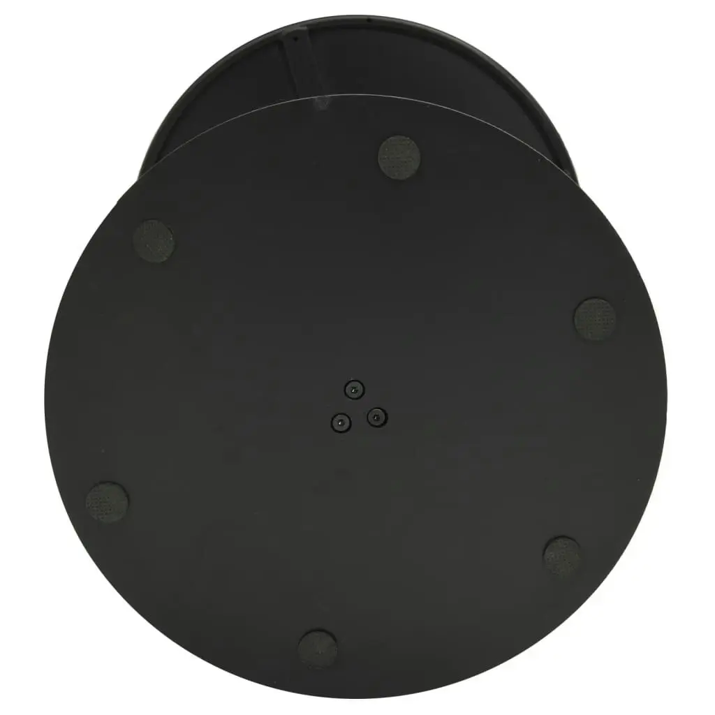 Garden Table Round Black Ã˜50x72 cm Steel 4009308