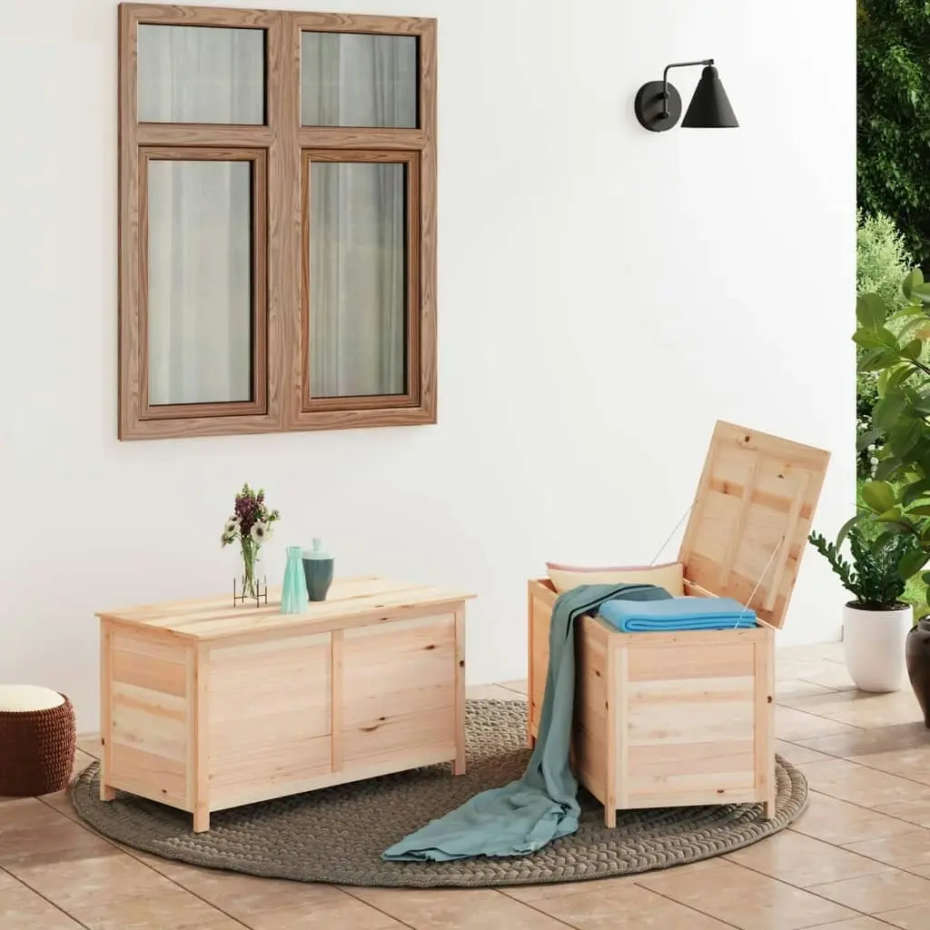 Outdoor Cushion Box 100x50x56 cm Solid Wood Fir 152166