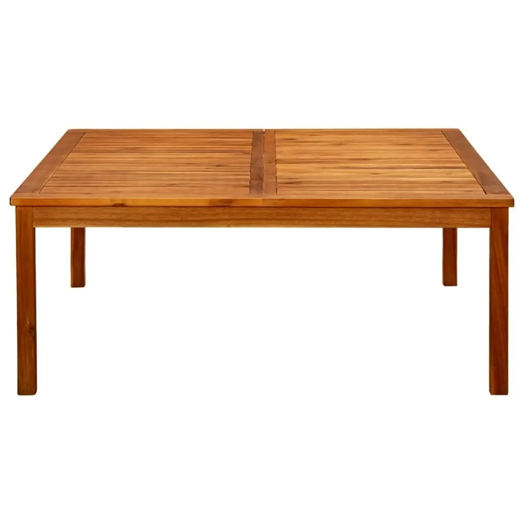 Garden Coffee Table 110x110x45 cm Solid Acacia Wood 316397