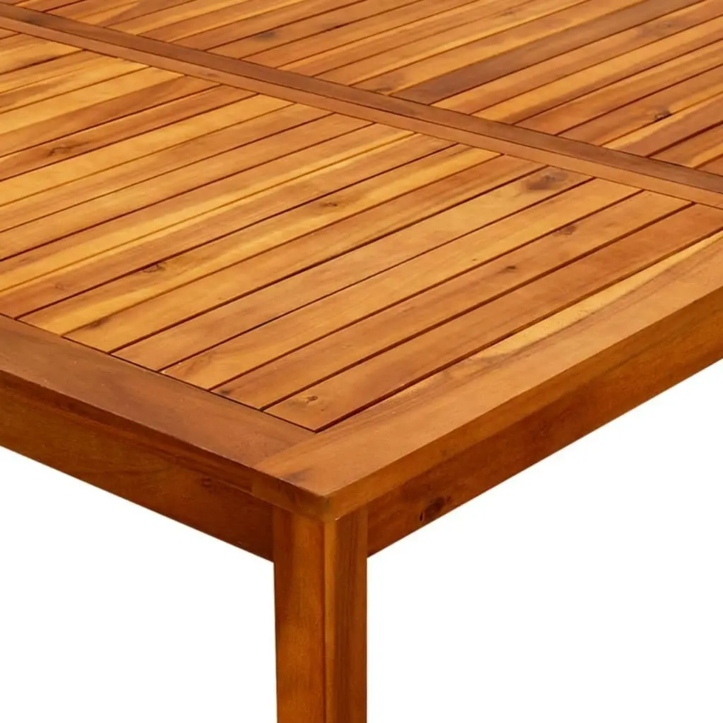 Garden Coffee Table 110x110x45 cm Solid Acacia Wood 316397