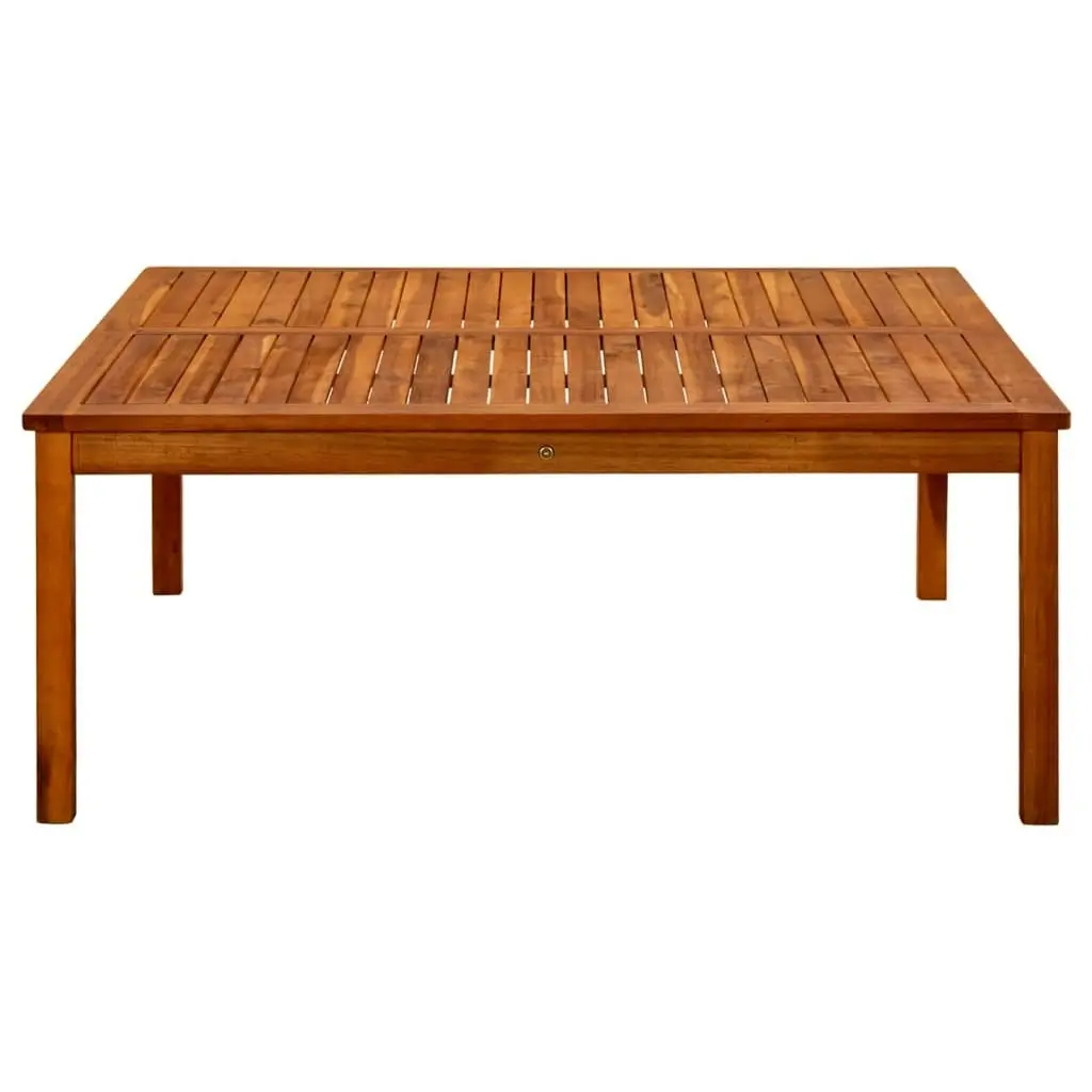 Garden Coffee Table 110x110x45 cm Solid Acacia Wood 316397