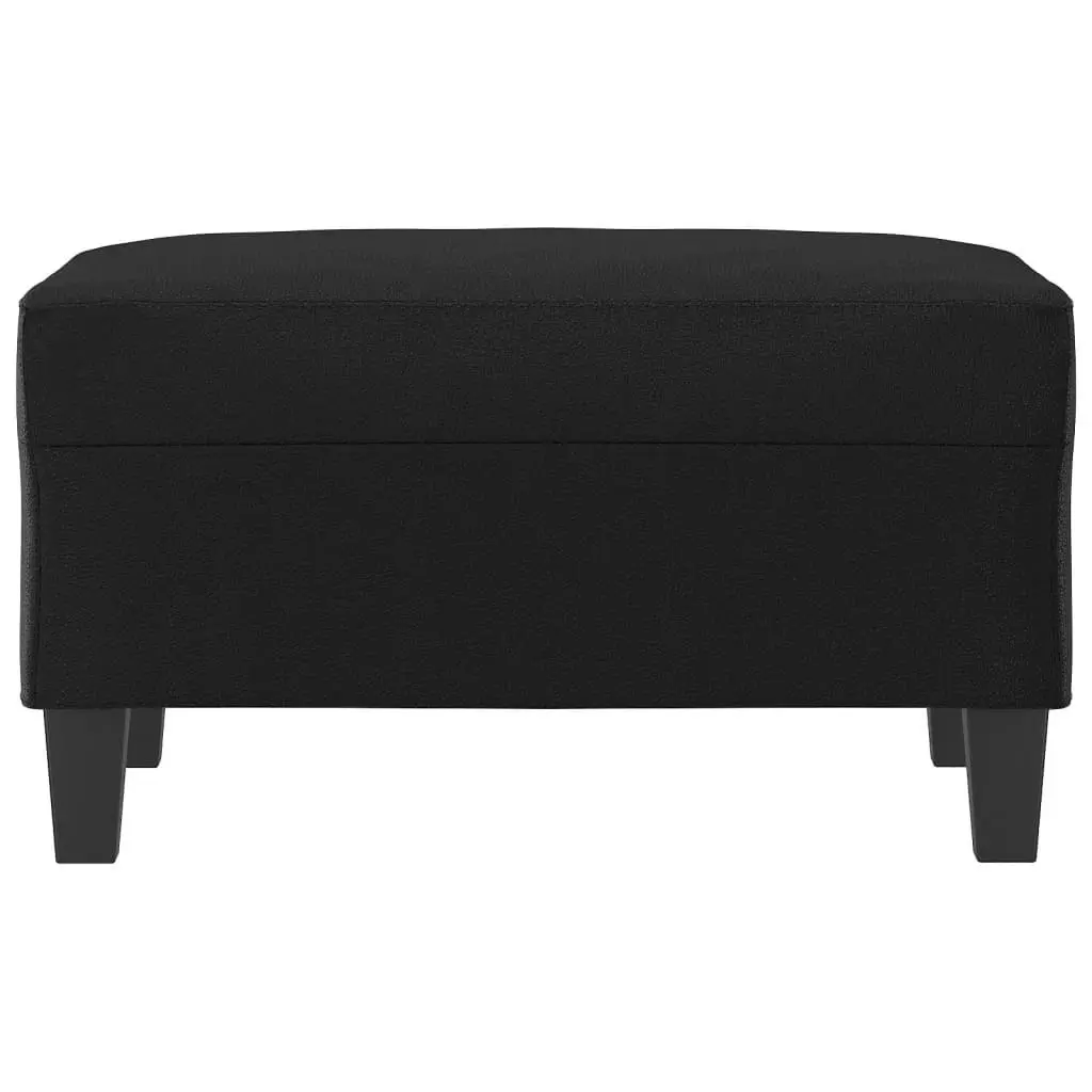 Footstool Black 70x55x41 cm Faux Leather 349355