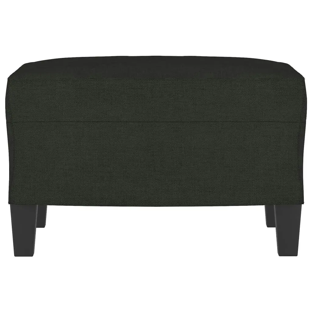 Footstool Black 60x50x41 cm Fabric 349331