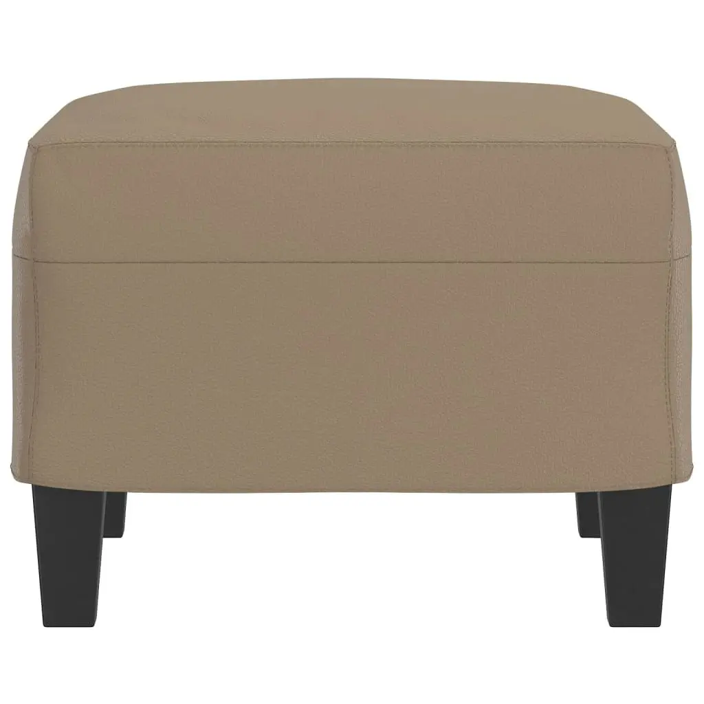 Footstool Cappuccino 60x50x41 cm Faux Leather 349340