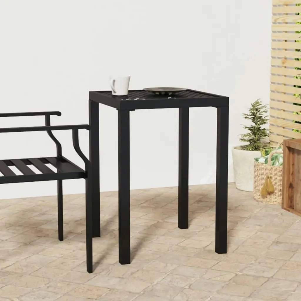 Garden Table Anthracite 50x50x72 cm Steel 362742