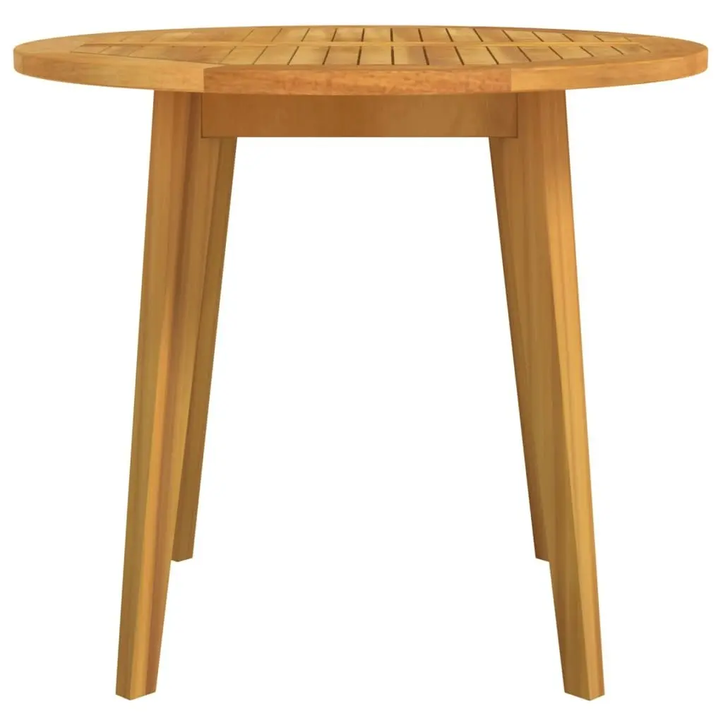 Garden Table Ã˜85x75 cm Solid Wood Acacia 310299