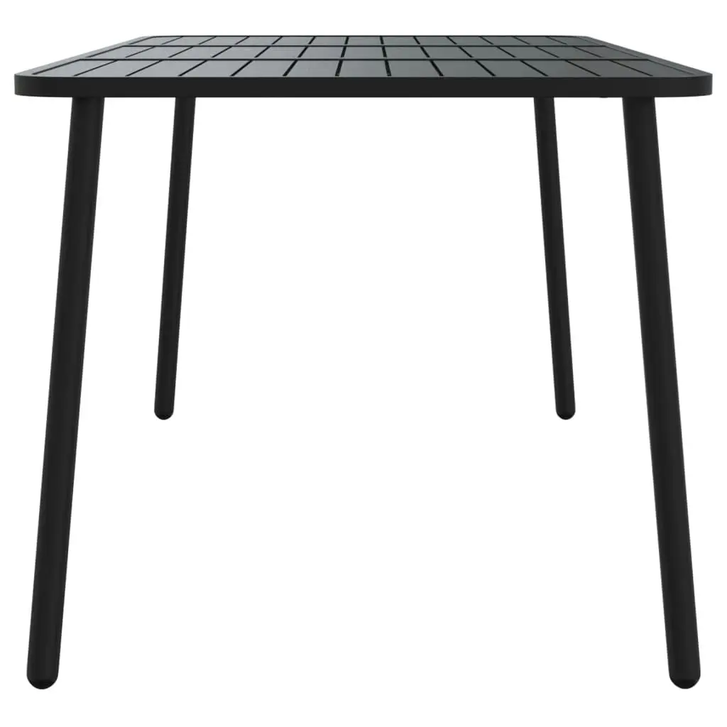 Garden Table Anthracite 165x80x71 cm Steel 362740