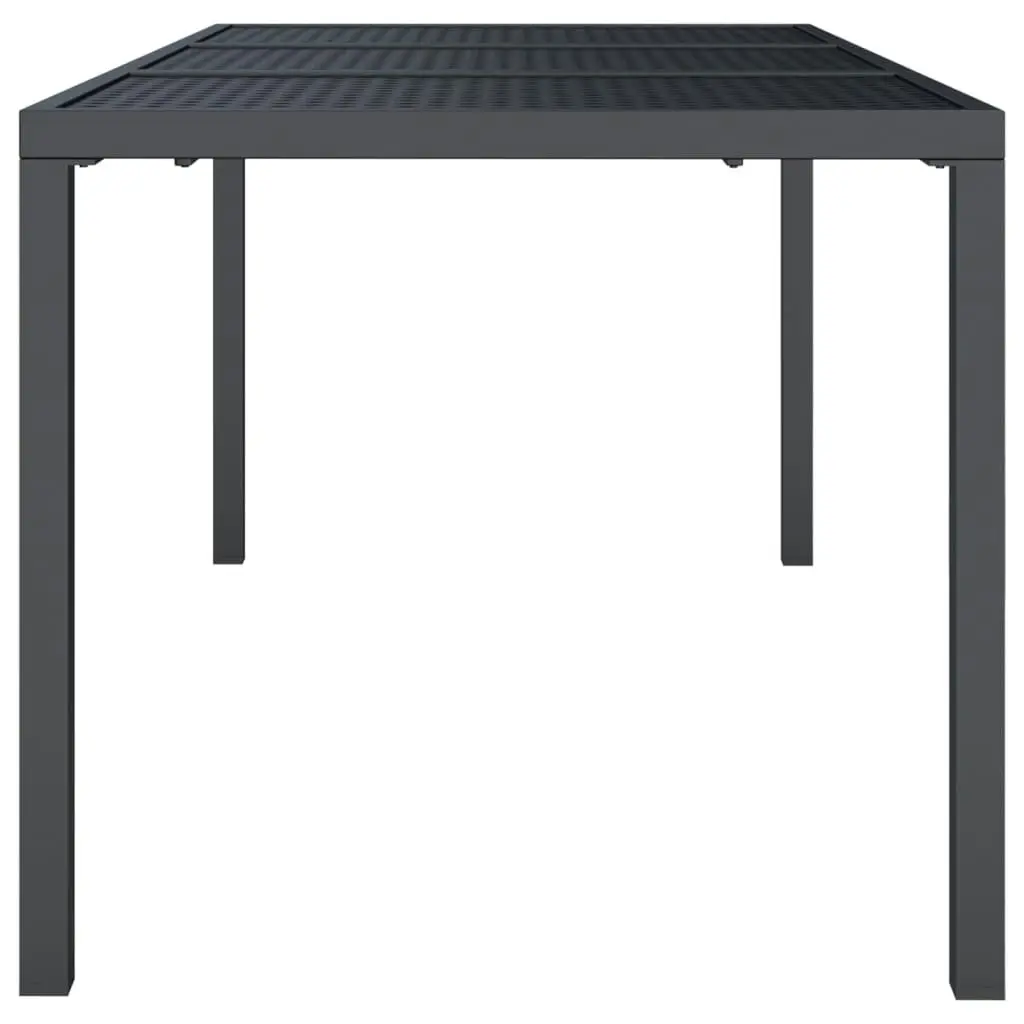 Garden Table Anthracite 165x80x72 cm Steel 362746