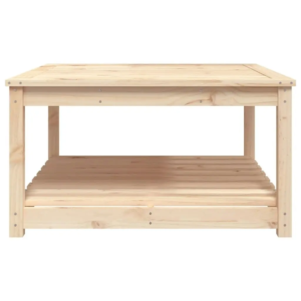 Garden Table 82.5x82.5x45 cm Solid Wood Pine 824141