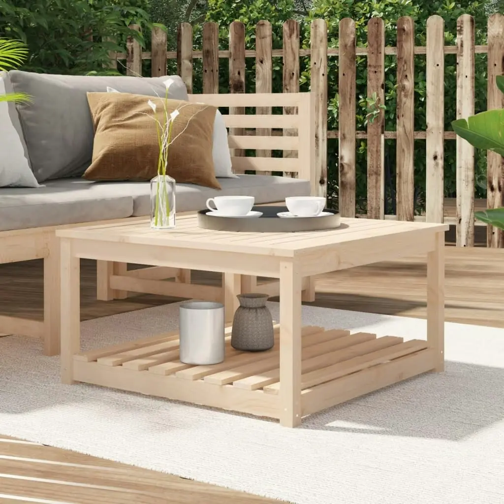 Garden Table 82.5x82.5x45 cm Solid Wood Pine 824141