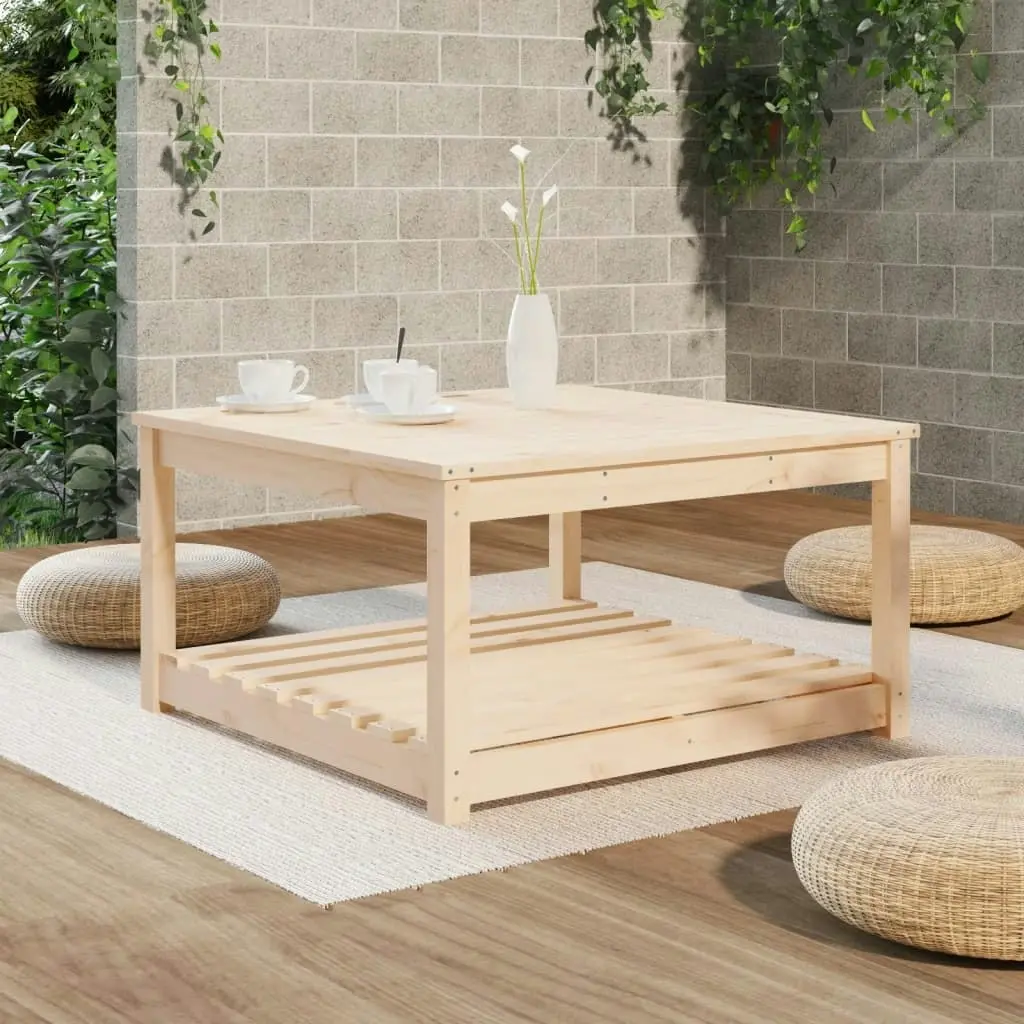 Garden Table 82.5x82.5x45 cm Solid Wood Pine 824141