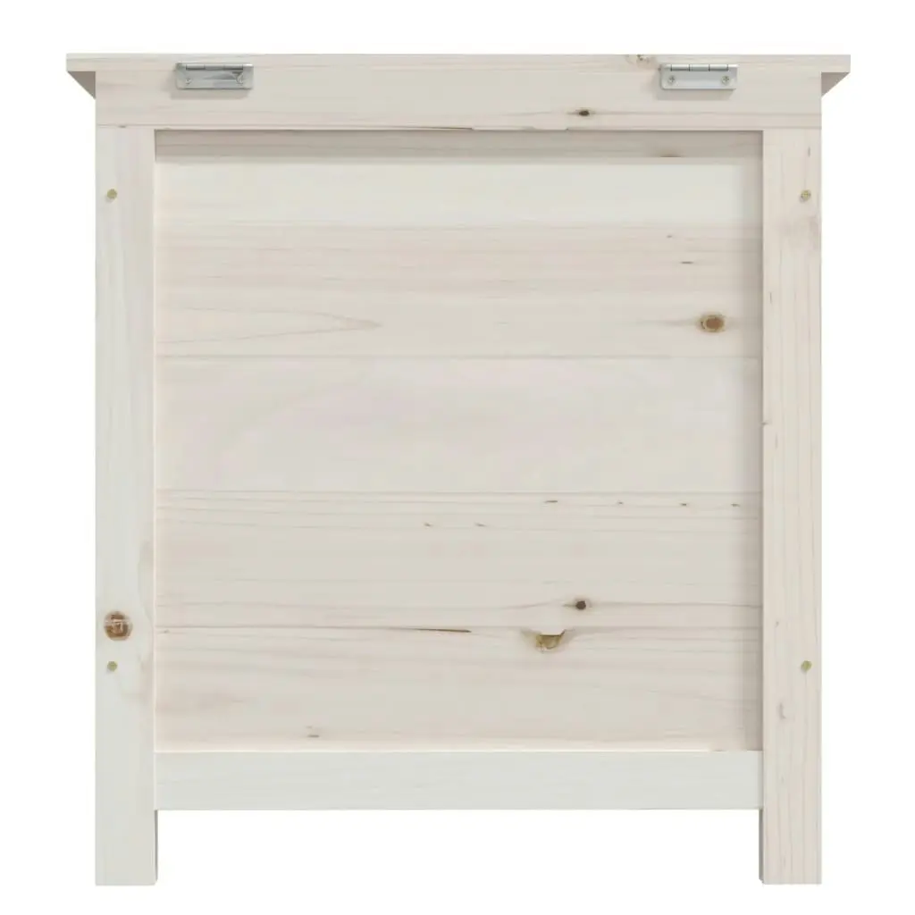 Outdoor Cushion Box White 50x50x56 cm Solid Wood Fir 152163