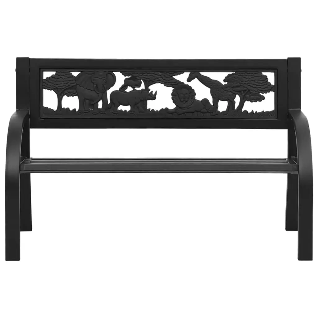 Children Garden Bench 86 cm Steel 317773