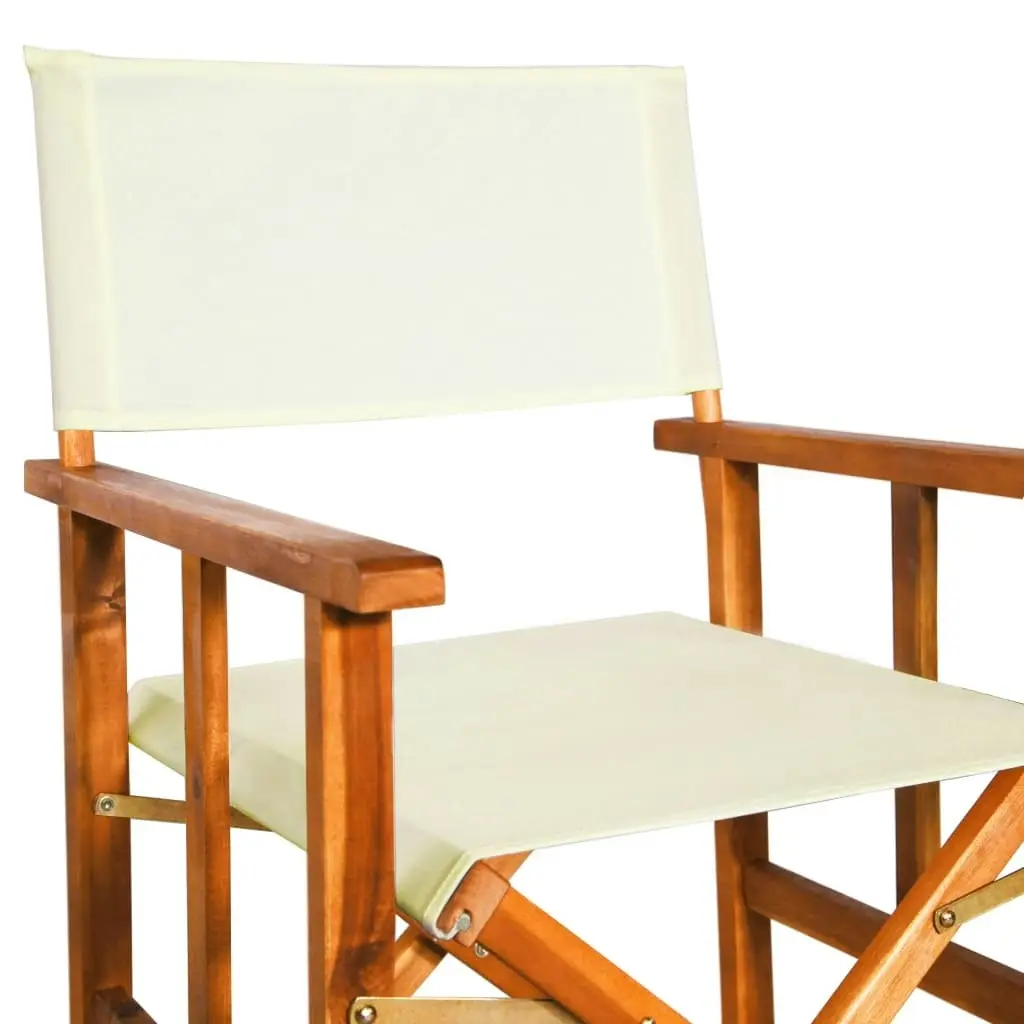 Director's Chairs 2 pcs Solid Acacia Wood 45946