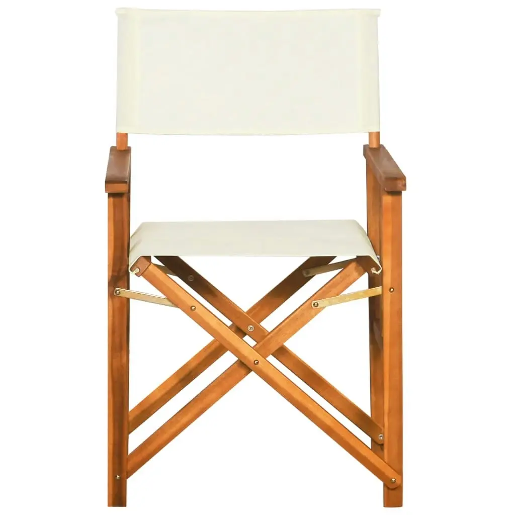 Director's Chairs 2 pcs Solid Acacia Wood 45946