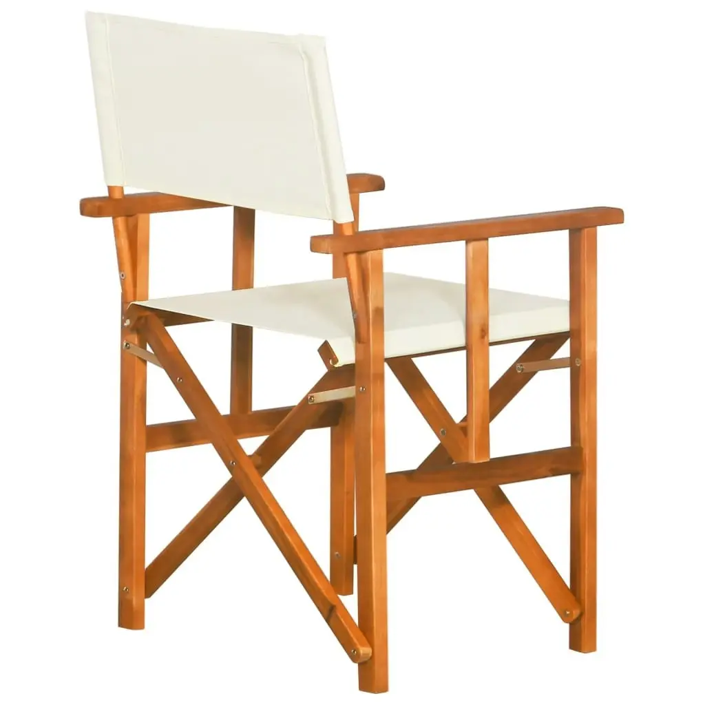 Director's Chairs 2 pcs Solid Acacia Wood 45946