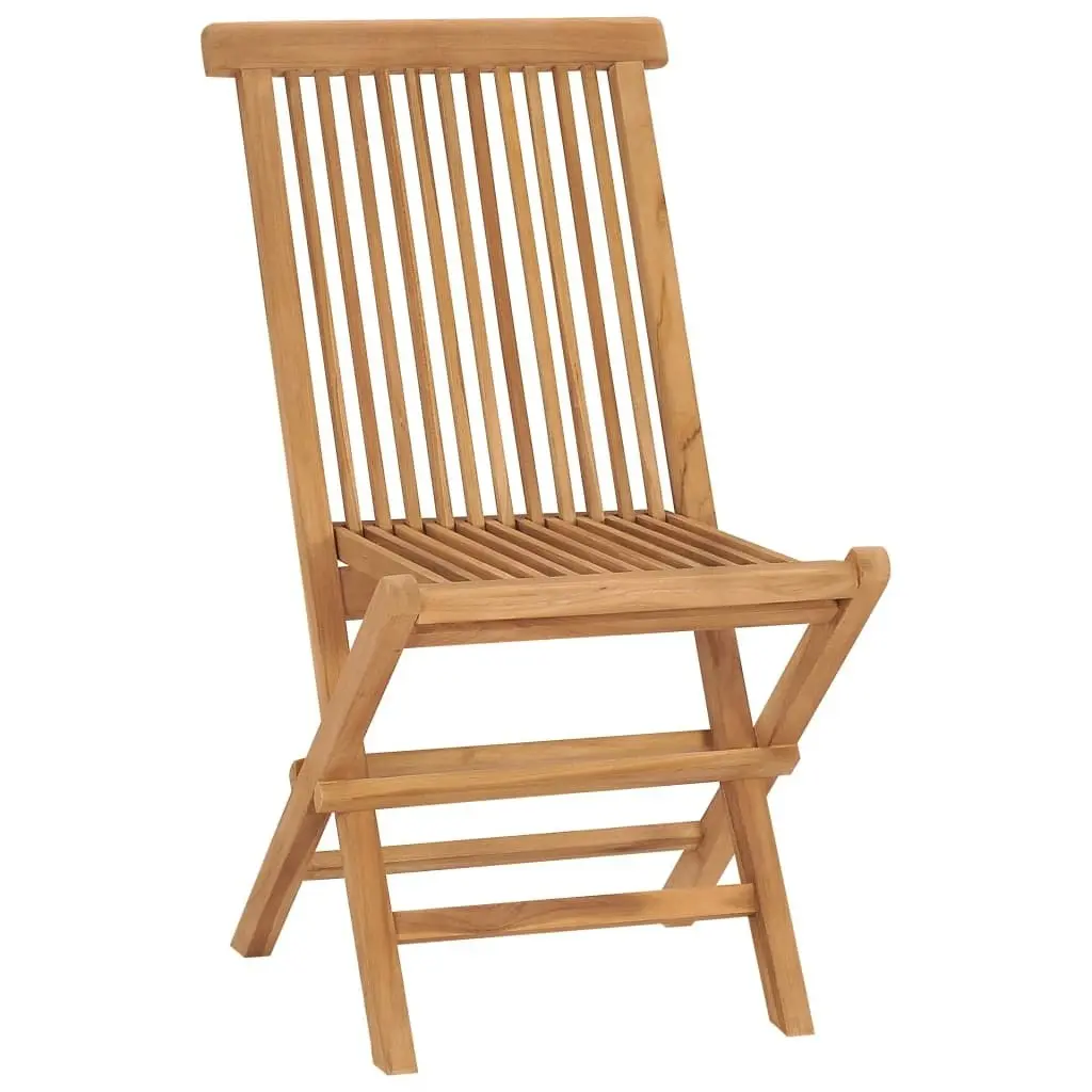 Folding Garden Chairs 6 pcs Solid Wood Teak 3096591