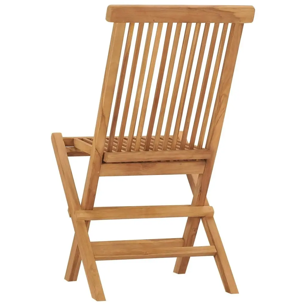 Folding Garden Chairs 6 pcs Solid Wood Teak 3096591