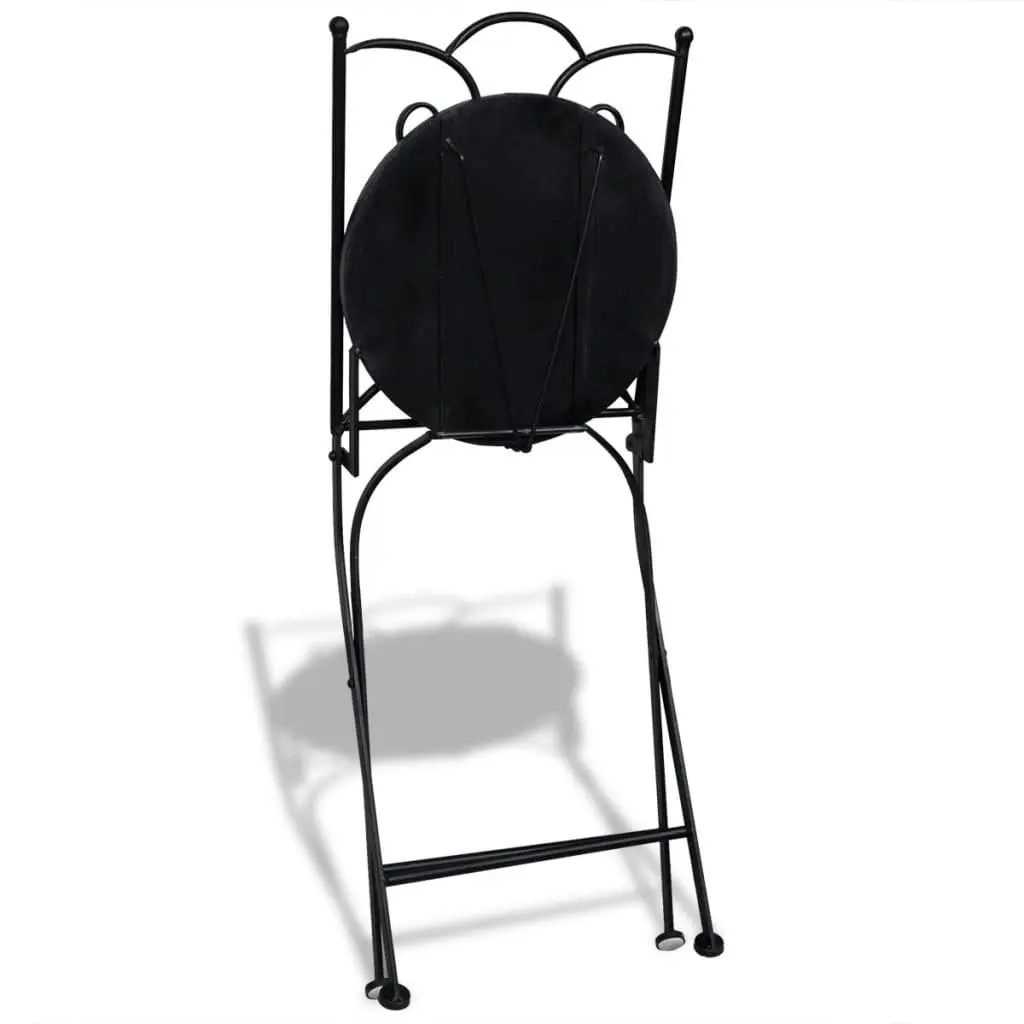 Folding Bistro Chairs 2 pcs Ceramic Terracotta 41529