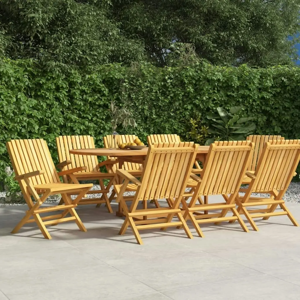 Folding Garden Chairs 8 pcs 61x67x90 cm Solid Wood Teak 3155057