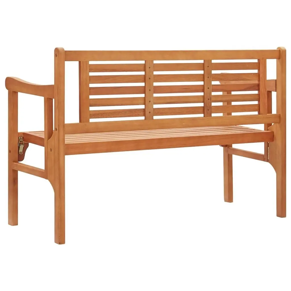 Foldable Garden Bench 120 cm Solid Eucalyptus Wood 47293