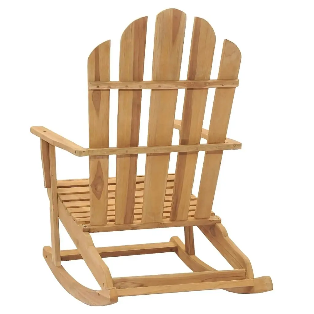 Adirondack Rocking Chair Solid Wood Teak 316167