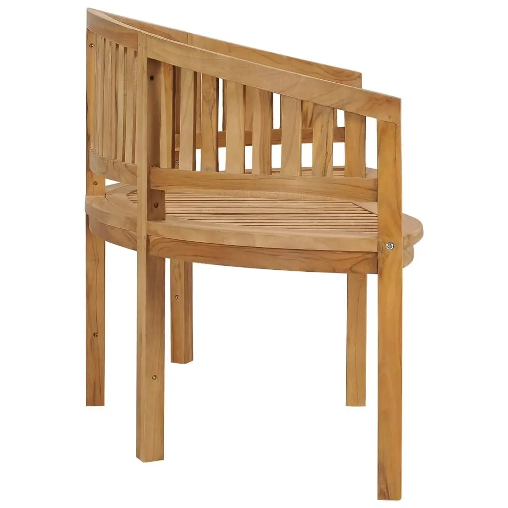 Banana Bench 180 cm Solid Teak Wood 310494