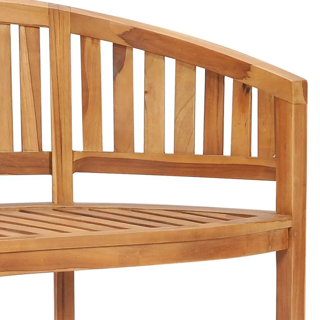 Banana Bench 151 cm Solid Teak Wood 48021