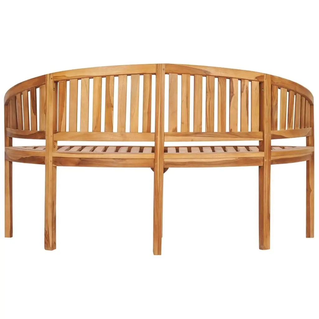 Banana Bench 151 cm Solid Teak Wood 48021