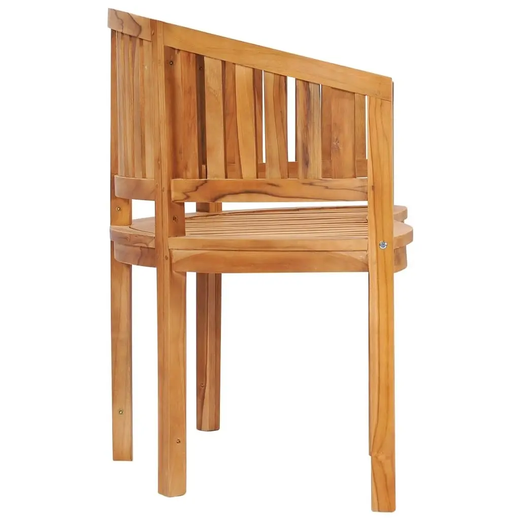 Banana Bench 151 cm Solid Teak Wood 48021