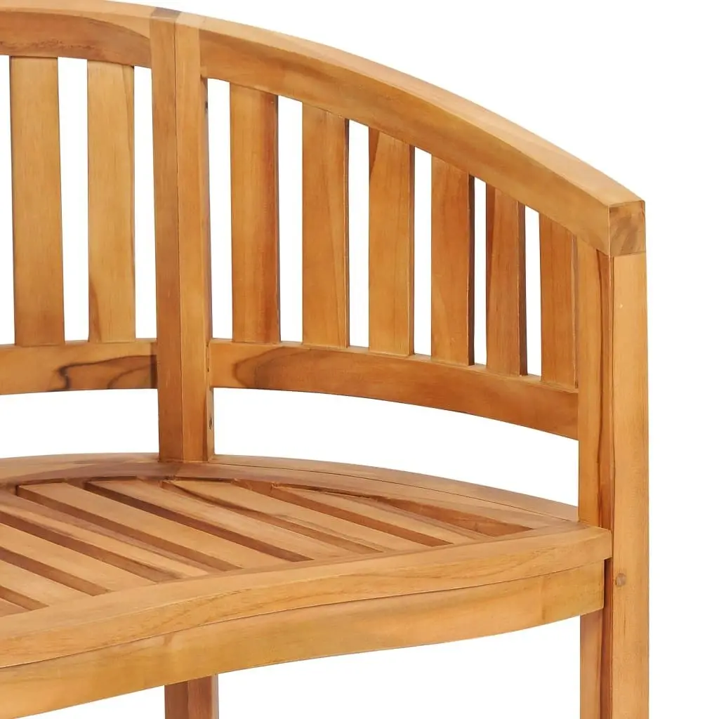 Banana Chairs 2 pcs Solid Teak Wood 48019