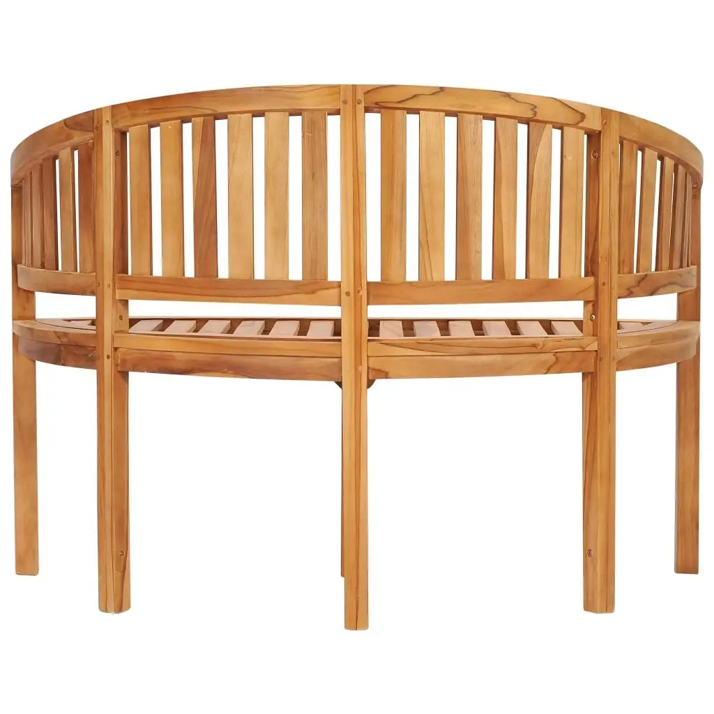 Banana Bench 120 cm Solid Teak Wood 48020