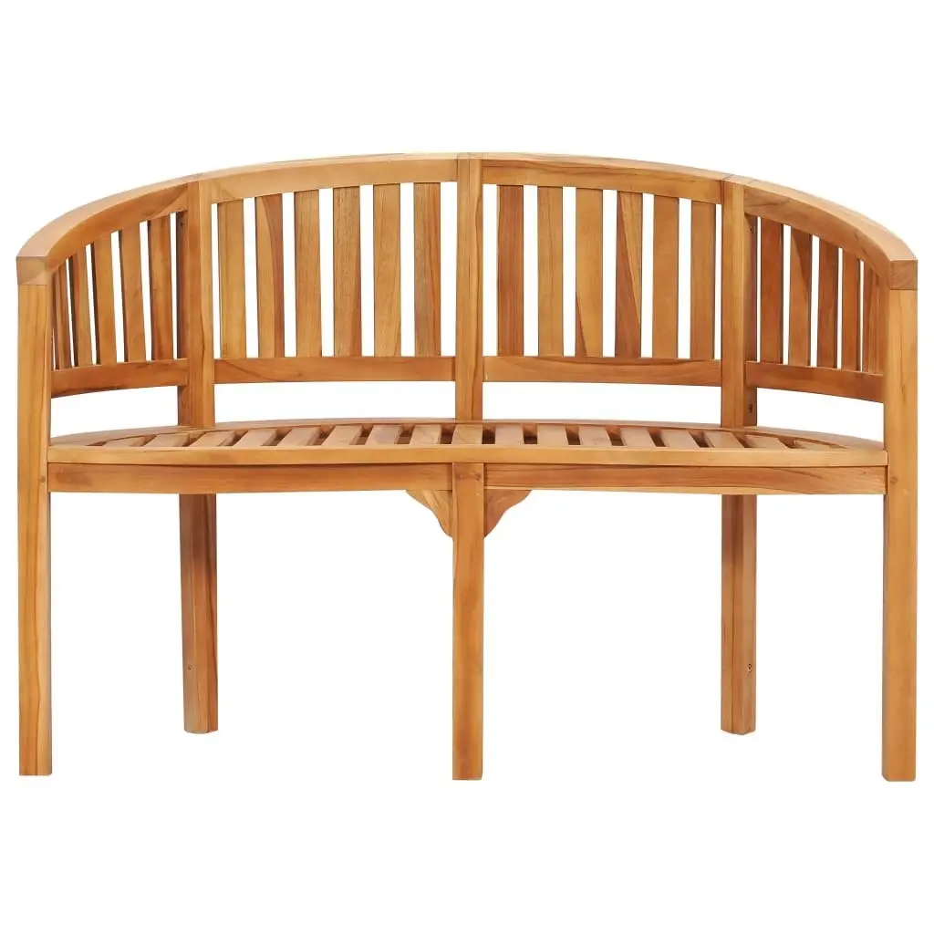 Banana Bench 120 cm Solid Teak Wood 48020